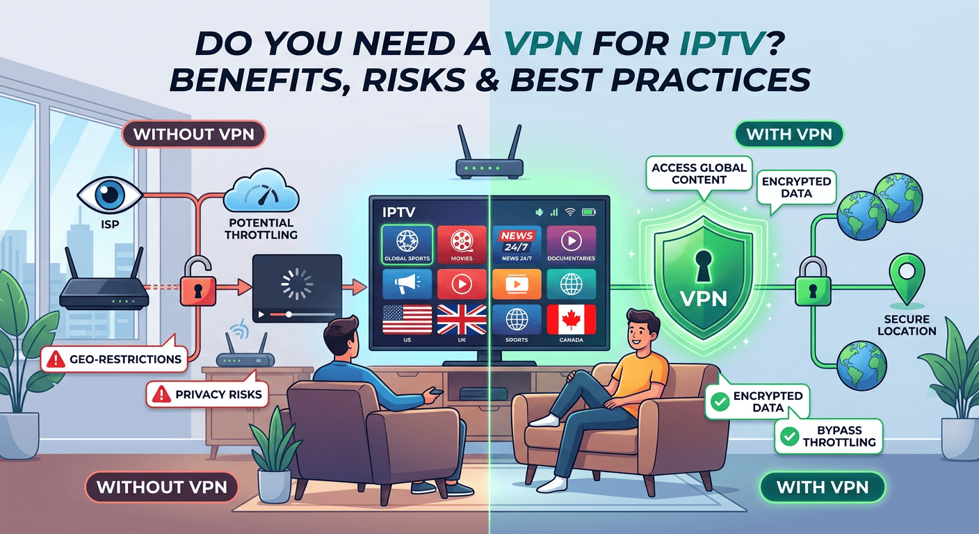 VPN for IPTV Benefits, Risks & Best Practices