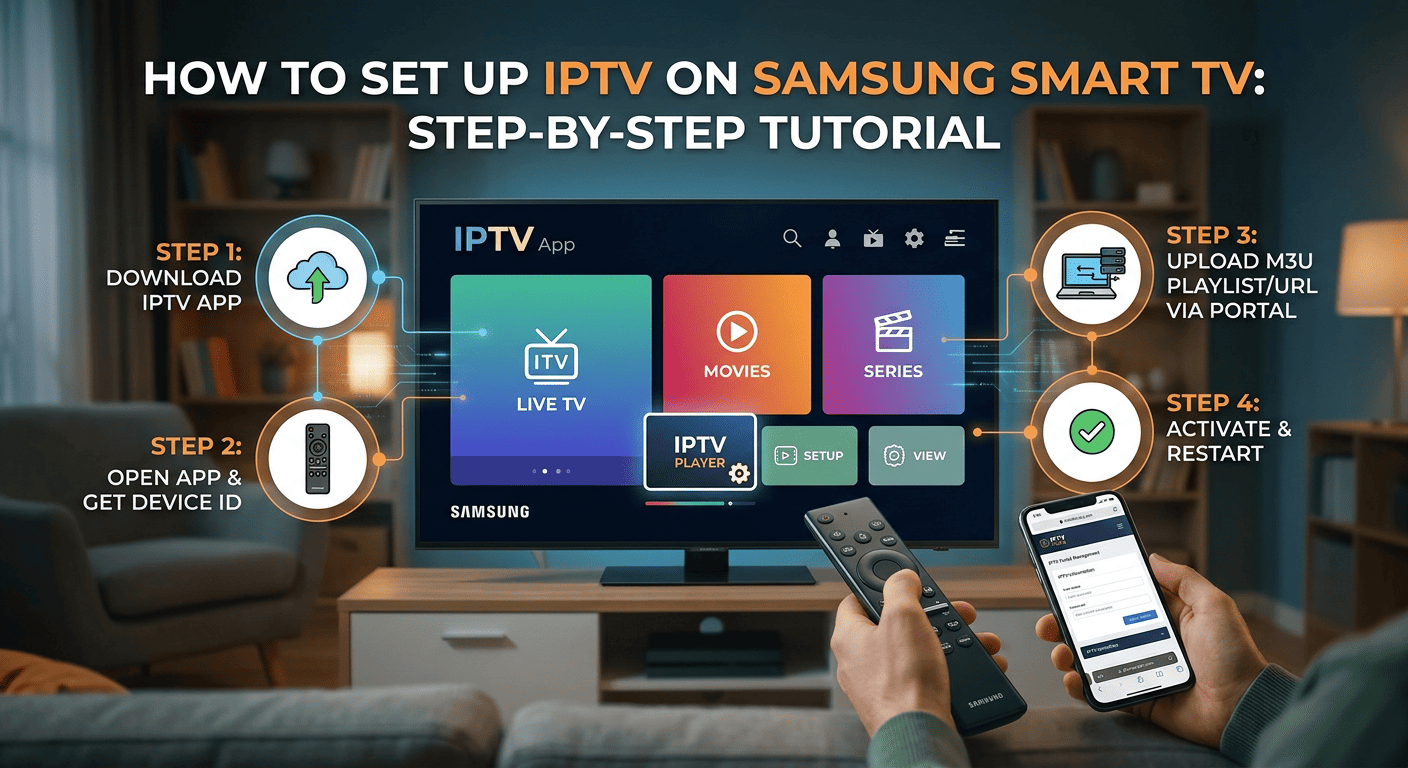 How to Set Up IPTV on Samsung Smart TV Step-by-Step Tutorial